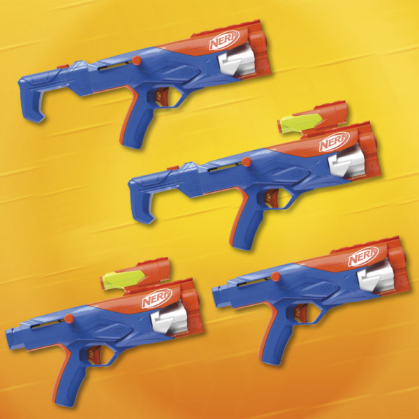 Фото - Бластер багатозарядний Hasbro Набір 3 шт. та 18 стріл, серії ''Nerf N Series'' (F8633)