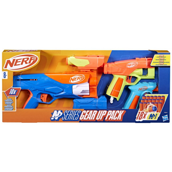 Фото - Бластер багатозарядний Hasbro Набір 3 шт. та 18 стріл, серії ''Nerf N Series'' (F8633)