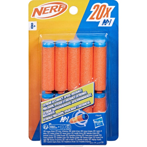 Фото - Стріли для бластерів Hasbro Nerf N Series 20 шт. (F8640)