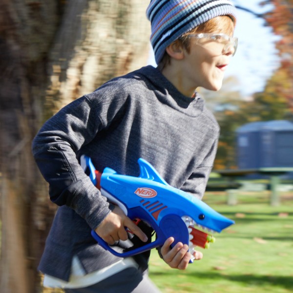 Фото - Бластер многозарядный Hasbro Шаркфайер серии Nerf Wild (F8645)