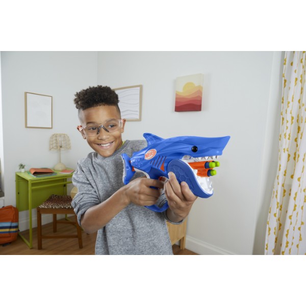 Фото - Бластер многозарядный Hasbro Шаркфайер серии Nerf Wild (F8645)
