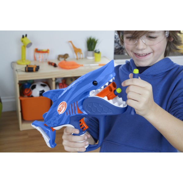 Фото - Бластер многозарядный Hasbro Шаркфайер серии Nerf Wild (F8645)