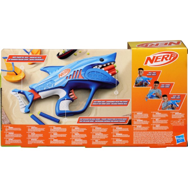 Фото - Бластер многозарядный Hasbro Шаркфайер серии Nerf Wild (F8645)