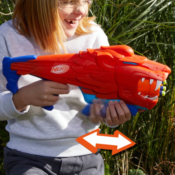 Фото - Бластер многозарядный Hasbro Лайонфюри серии Nerf Wild (F8646)