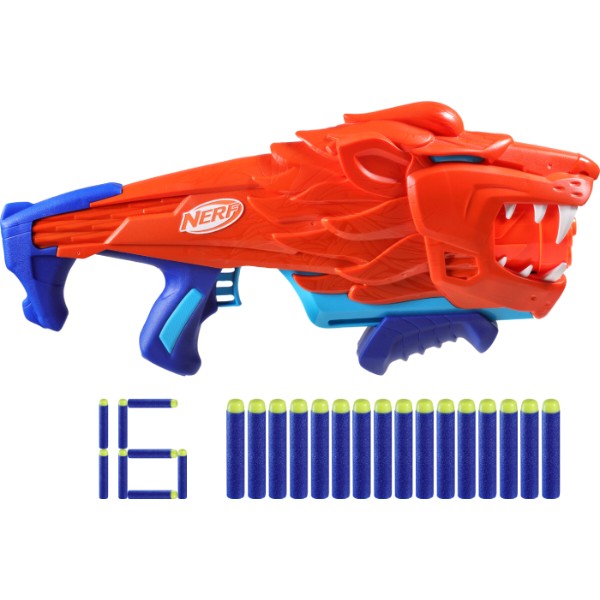 Фото - Бластер многозарядный Hasbro Лайонфюри серии Nerf Wild (F8646)