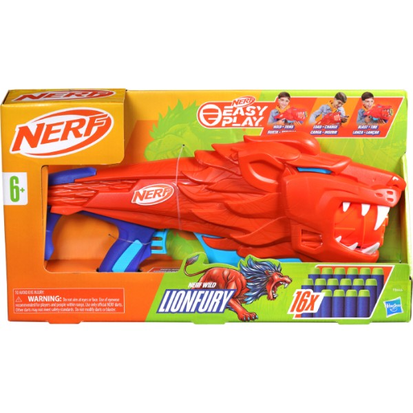 Фото - Бластер многозарядный Hasbro Лайонфюри серии Nerf Wild (F8646)