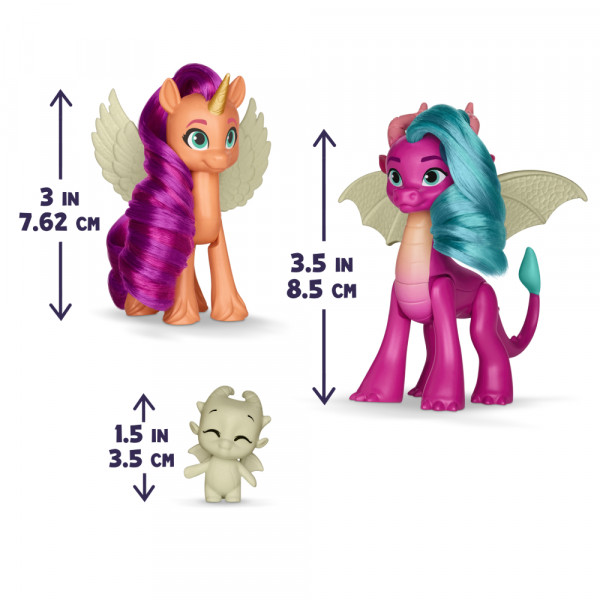 Фото - Колекційні фігурки набір Hasbro Світло дракона серії ''Моя маленька поні'' (F8702)