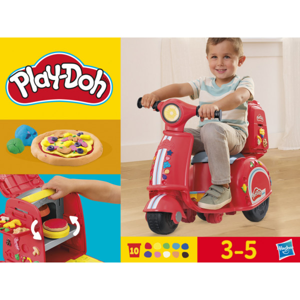Фото - Набори для ліплення Hasbro Play Doh Іграшковий скутер для доставки піци (F8803)