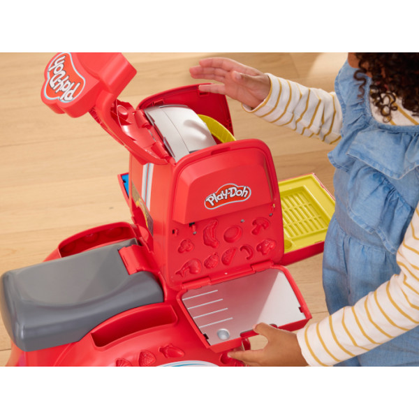 Фото - Набори для ліплення Hasbro Play Doh Іграшковий скутер для доставки піци (F8803)