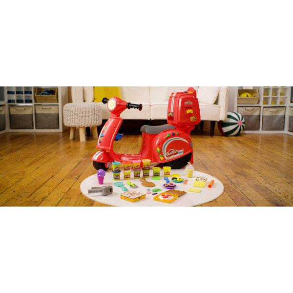 Фото - Набори для ліплення Hasbro Play Doh Іграшковий скутер для доставки піци (F8803)