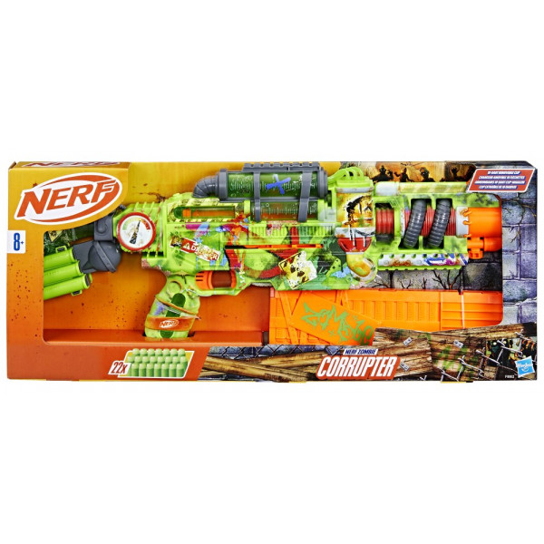 Фото - Бластер багатозарядний Hasbro Корраптер серія ''Nerf Zombie'' (F8962)