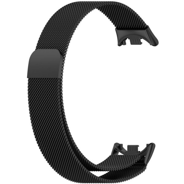 Фото - Ремінець для фітнес-браслету BeCover Milanese Style for Xiaomi Mi Smart Band 8 / 9 / 10 Black (714601)