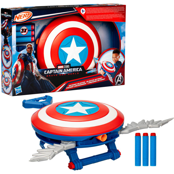 Фото - Бластер багатозарядний Hasbro Skyshot серії "Капітан Америка.Чудесний новий світ" (F9302)
