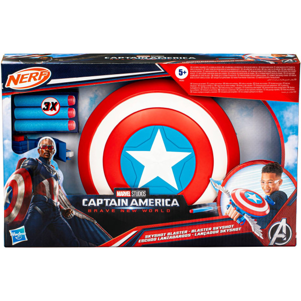 Фото - Бластер багатозарядний Hasbro Skyshot серії "Капітан Америка.Чудесний новий світ" (F9302)