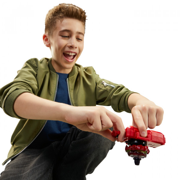 Фото - Дзига Hasbro з делюкс пусковим механізмом серії "БейБлейд Х" (F9324)