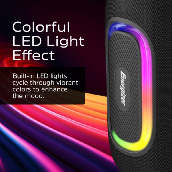Фото - Портативная акустика Energizer 16Вт Bluetooth Black (BTS163)