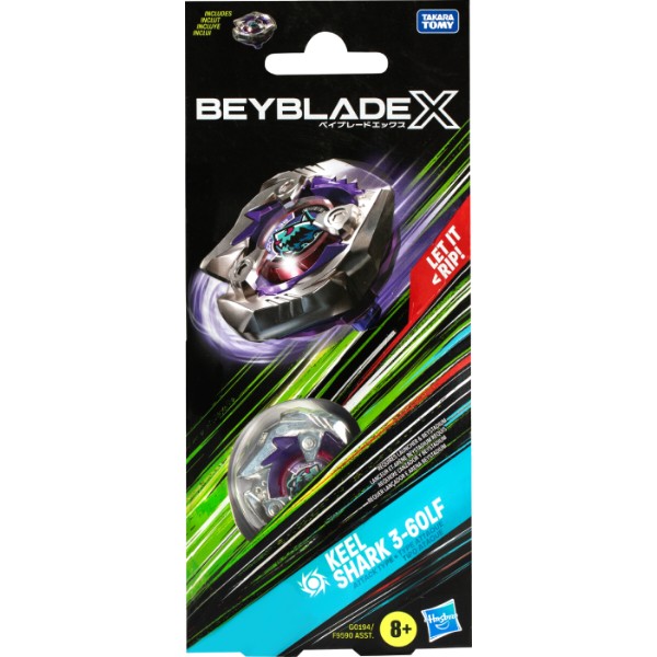 Фото - Дзига Hasbro KEEL SHARK серії "Beyblade X" (F9590_G0194)
