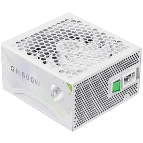 Фото - Блок живлення для ПК Gamemax GM 800B WH Fully-modular New