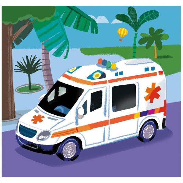 Фото - Пазлы (5-7 лет) Clementoni Rescue Vehicles 3 шт. по 48 эл. (25318.00)