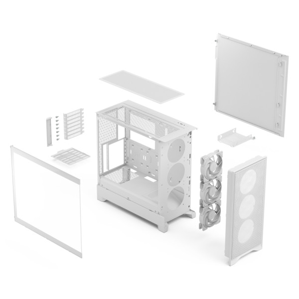 Фото - Корпус Fractal design без БЖ Pop 2 Air White TG RGB Pop 2 Air White TG RGB (FD-C-POA2A-04)