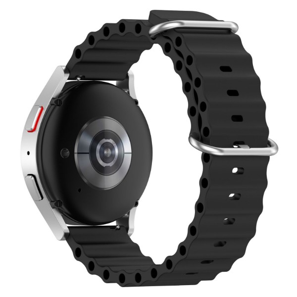 Фото - Ремінець для смарт-годинника BeCover Wave Style (22mm) for Xiaomi Watch 2 Pro/S4/S3/S1 Pro/S1/S1 Active Black (714214)