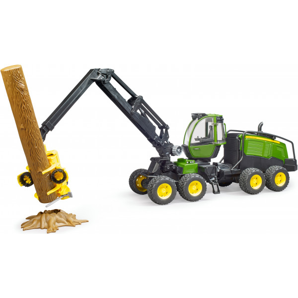 Фото - Наземна будівельна техніка BRUDER Харвестер John Deere 1270G з 1 колодою (02135)