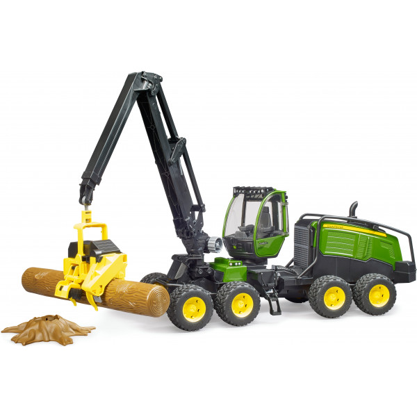 Фото - Наземна будівельна техніка BRUDER Харвестер John Deere 1270G з 1 колодою (02135)