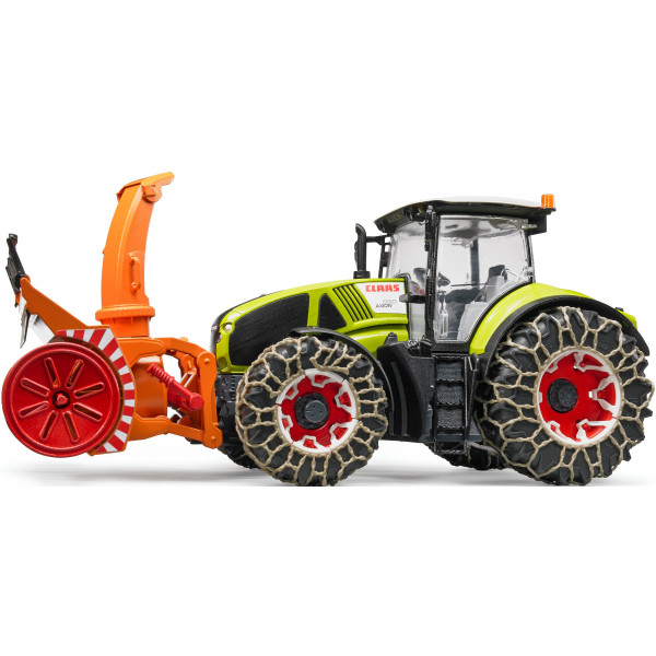 Фото - Наземная строительная техника BRUDER Трактор Claas Axion 950 для уборки снега (03017)