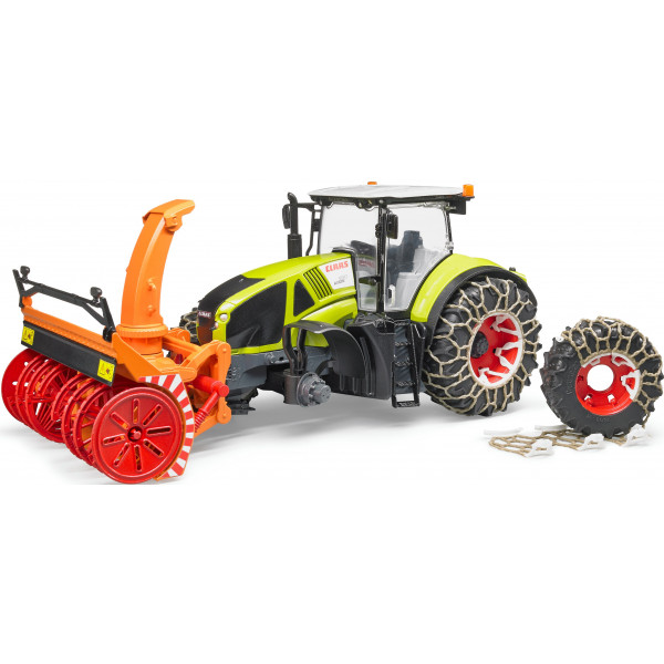Фото - Наземная строительная техника BRUDER Трактор Claas Axion 950 для уборки снега (03017)