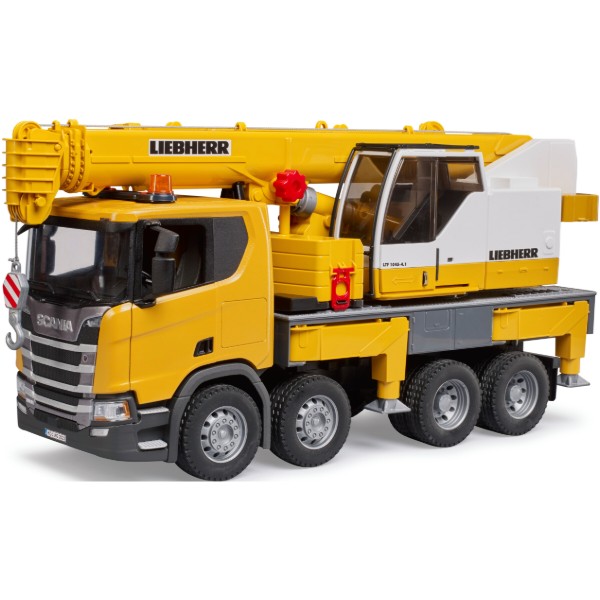 Фото - Наземна будівельна техніка BRUDER Автокран Scania Super 560R (03571)