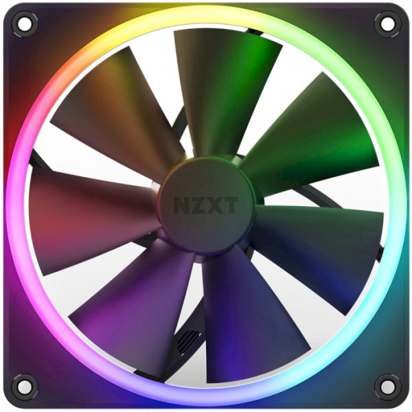 Фото - Корпусний вентилятор NZXT F140RGB Black (RF-R14DF-B1)