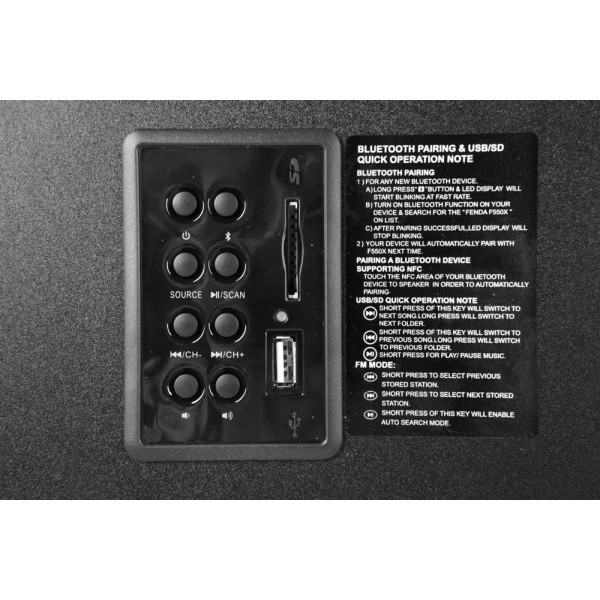 Фото - Компьютерная акустика 2.1 F&D F550X Black