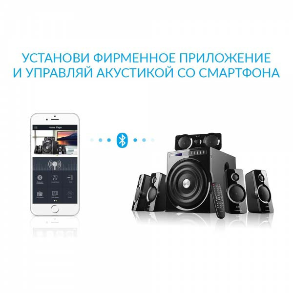 Фото - Комп'ютерна акустика 5.1 F&D F6000X Black