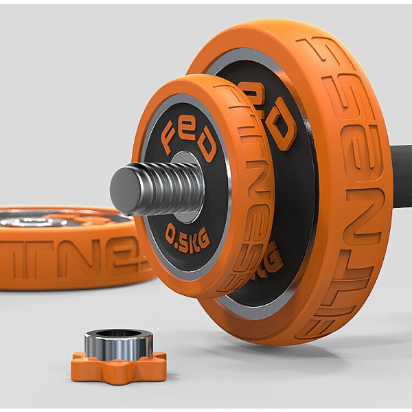 Фото - Набір гантелей і штанг FED 30KG Black FED-8007 (749234)