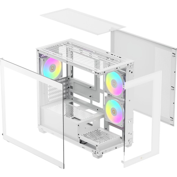 Фото - Корпус OCYPUS MATX W/O PSU GAMMA C52 WH ARGB (GAMMA-C52-WHD300XX-GL)