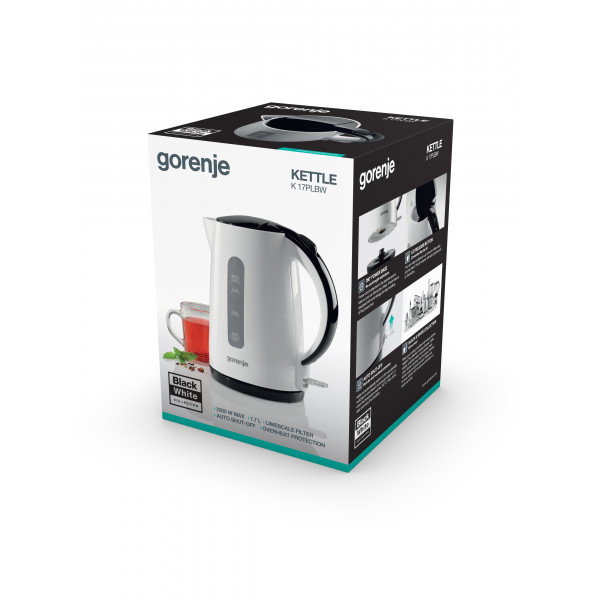 Фото - Электрический чайник Gorenje K 17 PLBW