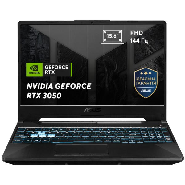 Фото - Ноутбук ігровий Asus TUF Gaming A15 FA506NCG-HN341 Graphite Black