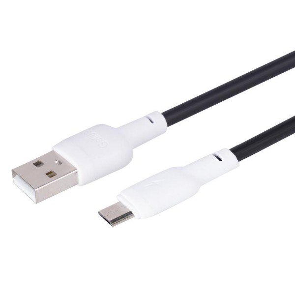 Фото - Кабель Gelius Full Silicon GP-UCN001M MicroUSB 1.2 m Black/White (92319)