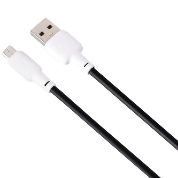 Фото - Кабель Gelius Full Silicon GP-UCN001M MicroUSB 1.2 m Black/White (92319)