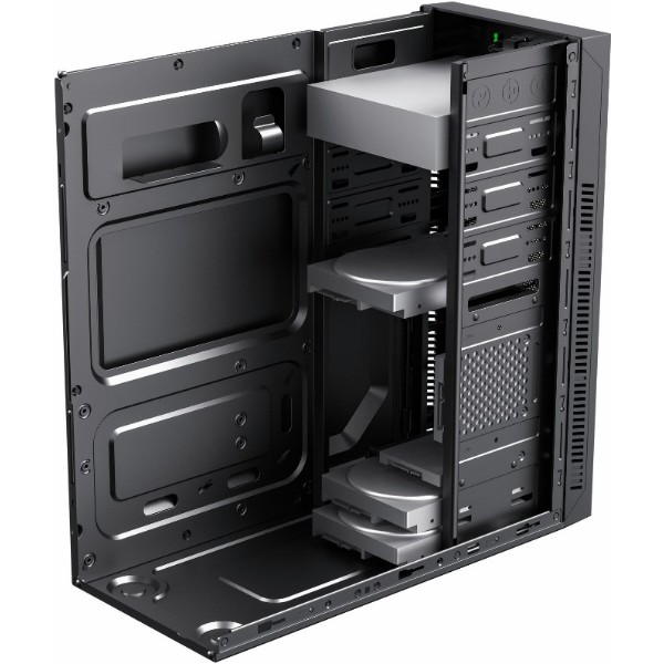Фото - Корпус Gamemax ATX з блоком живлення Midi Tower MT525-2U3TYC-500B