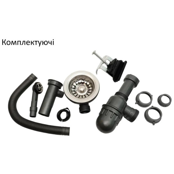 Фото - Мийка кухонна Ventolux FABIA SAND QUARTZ 510x180 см