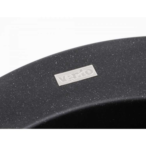 Фото - Мийка кухонна Ventolux Fabia (BLACK QUARTZ) D510x180