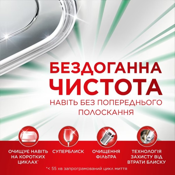 Фото - Капсулы для посудомоечных машин Fairy Platinum Plus Все-в-1, 40 шт