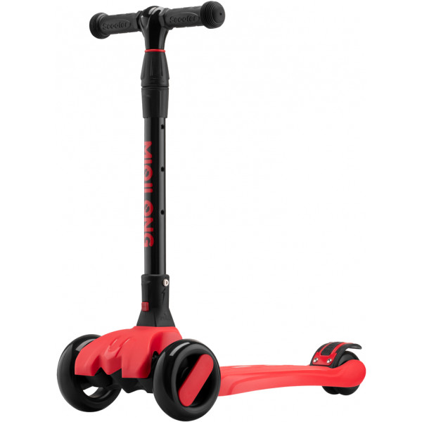 Фото - Триколісний самокат Miqilong Fargo Червоний (FARGO-135-RED) Фото - Триколісний самокат Miqilong Fargo Червоний (FARGO-135-RED)