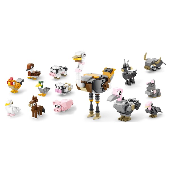 Фото - Пластиковый конструктор Farm Animals Птицы 411 деталь (9109K12)