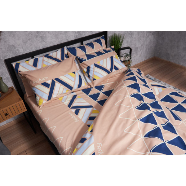 Фото - Комплект постільної білизни Moon&Star Полісатин Premium Fashion 160х220 нав. 4х70х70 (MS-820002812)