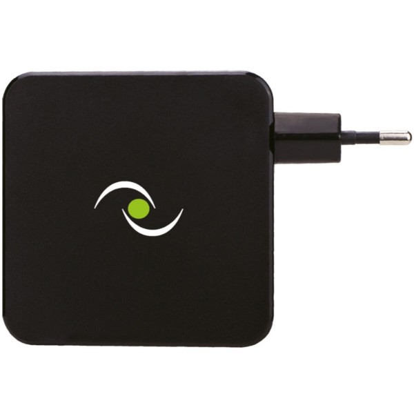 Фото - Мережевий зарядний пристрій Tecnoware USB-C 65W Black (FAU17704)