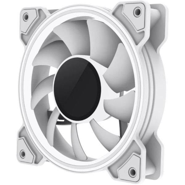 Фото - Корпусный вентилятор Gamemax Dual Ring Infinity WH