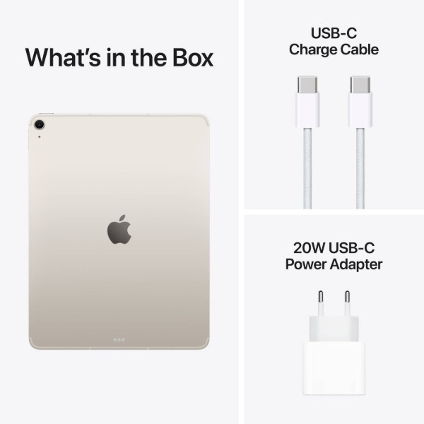 Фото - Планшет Apple iPad Air 13'' (M3) Cellular 512GB (MCJC4) Starlight