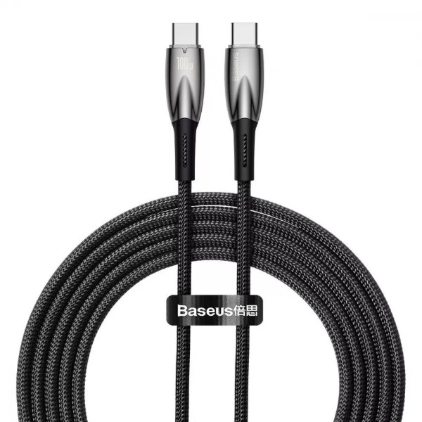Фото - Кабель Baseus Charging Type-C to Type-C 100W 2m black (CADH000801)